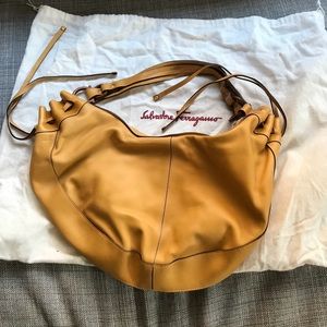 Yellow Ferragamo casual bag